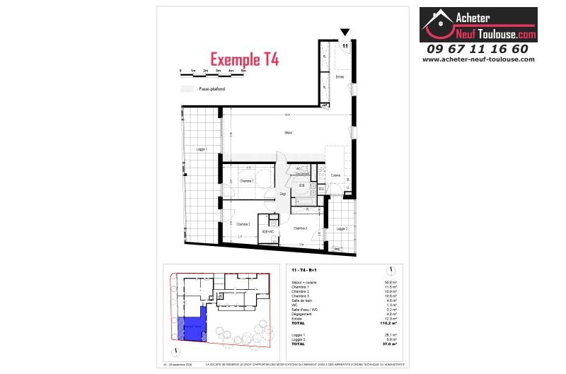 Appartements neufs à Toulouse Côte Pavée - Programmes immobiliers neufs Fonta Villa Médicis