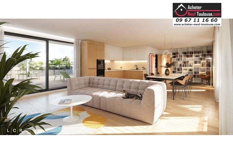 Appartements neufs à Toulouse Côte Pavée - Programmes immobiliers neufs Fonta Villa Médicis
