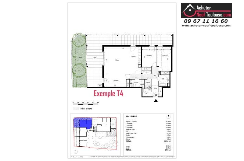 Appartements neufs à Toulouse Côte Pavée - Programmes immobiliers neufs Fonta Villa Médicis