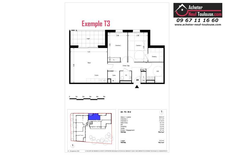 Appartements neufs à Toulouse Côte Pavée - Programmes immobiliers neufs Fonta Villa Médicis