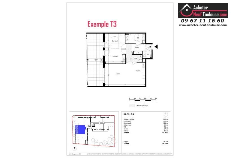 Appartements neufs à Toulouse Côte Pavée - Programmes immobiliers neufs Fonta Villa Médicis