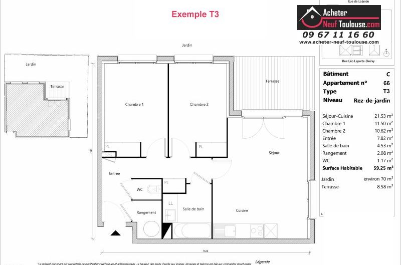 Appartements neufs à Toulouse Lalande - Programmes immobiliers neufs Sporting ORELIS /