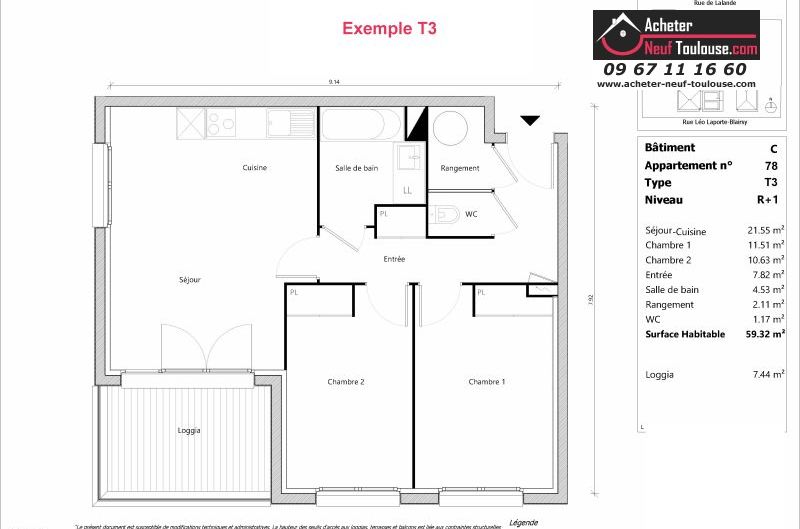 Appartements neufs à Toulouse Lalande - Programmes immobiliers neufs Sporting ORELIS /