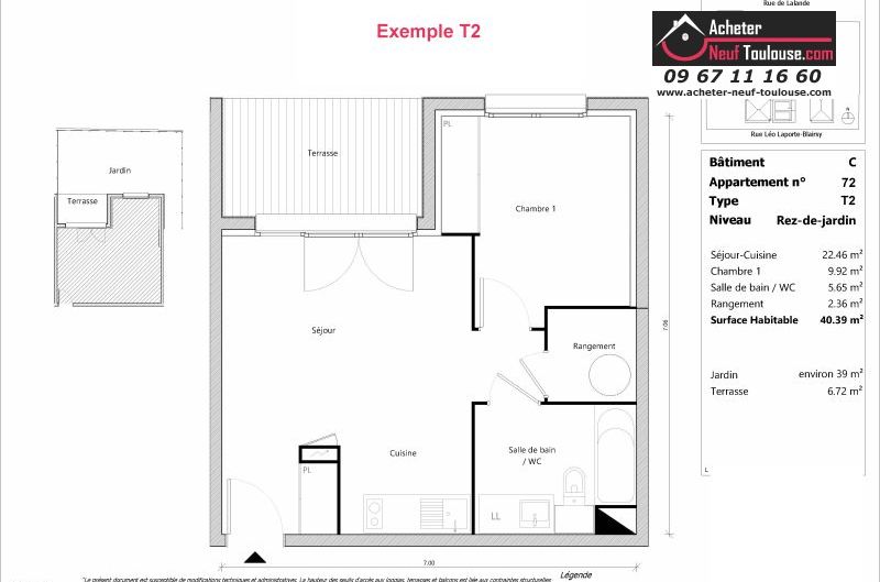Appartements neufs à Toulouse Lalande - Programmes immobiliers neufs Sporting ORELIS /