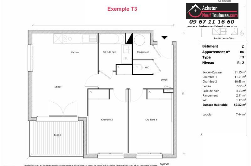 Appartements neufs à Toulouse Lalande - Programmes immobiliers neufs Sporting ORELIS /