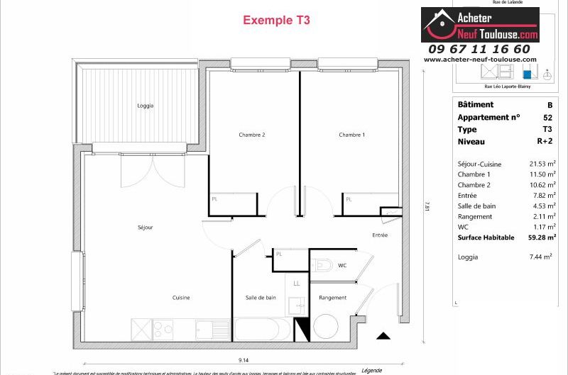 Appartements neufs à Toulouse Lalande - Programmes immobiliers neufs Sporting ORELIS /