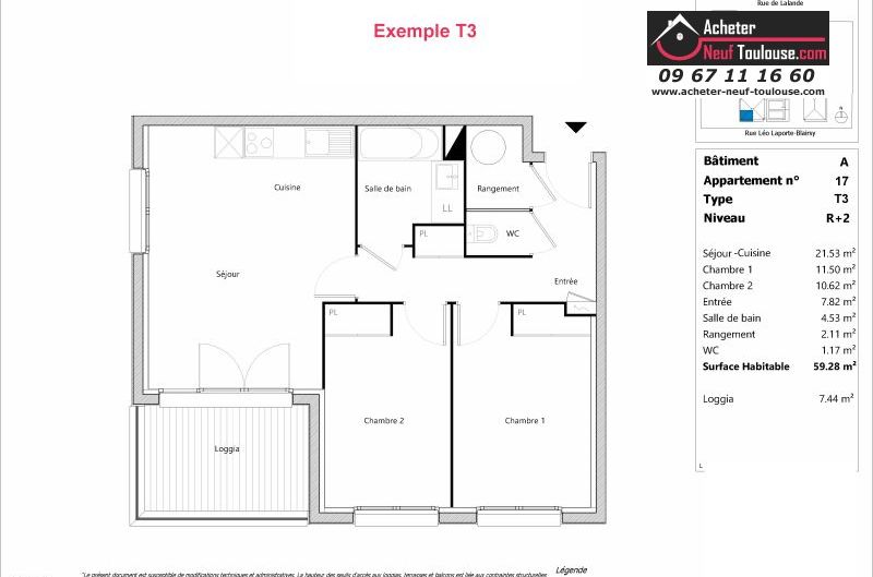 Appartements neufs à Toulouse Lalande - Programmes immobiliers neufs Sporting ORELIS /