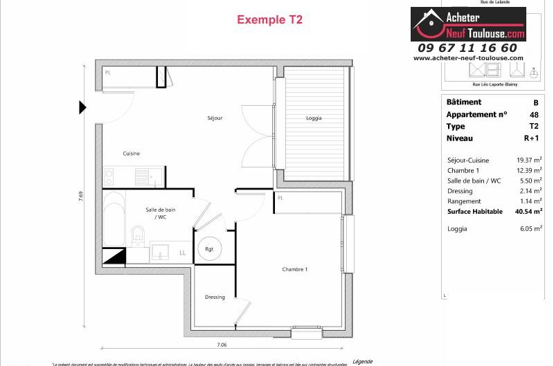 Appartements neufs à Toulouse Lalande - Programmes immobiliers neufs Sporting ORELIS /