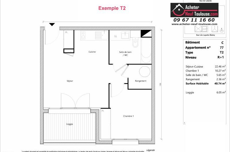 Appartements neufs à Toulouse Lalande - Programmes immobiliers neufs Sporting ORELIS /