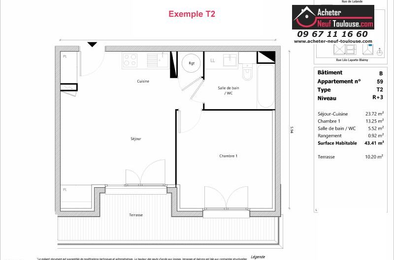 Appartements neufs à Toulouse Lalande - Programmes immobiliers neufs Sporting ORELIS /