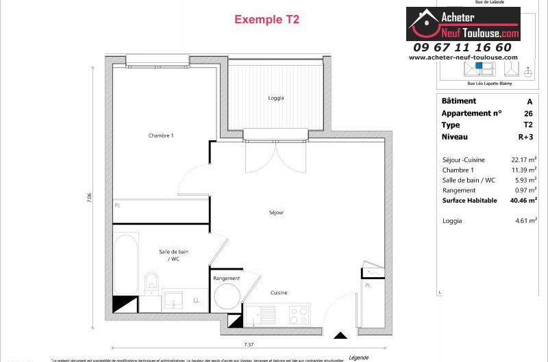 Appartements neufs à Toulouse Lalande - Programmes immobiliers neufs Sporting ORELIS /