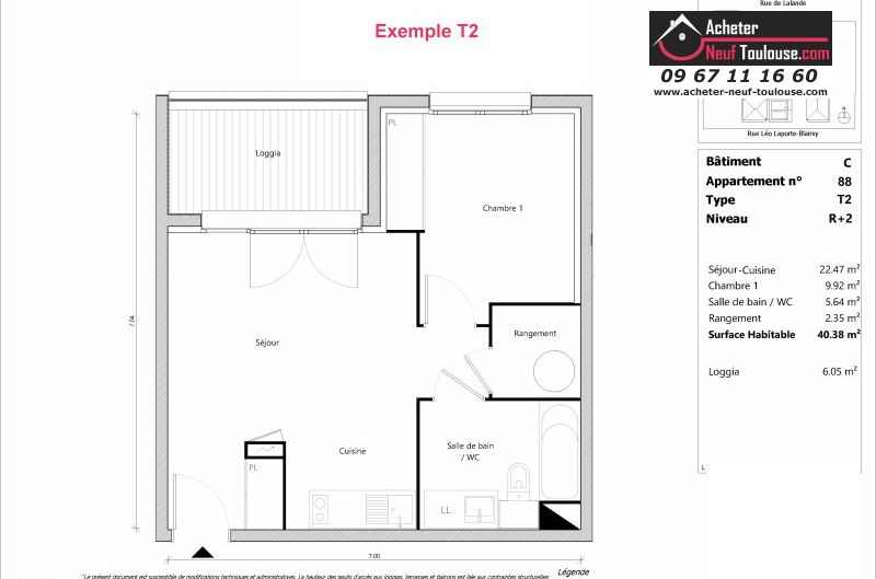 Appartements neufs à Toulouse Lalande - Programmes immobiliers neufs Sporting ORELIS /