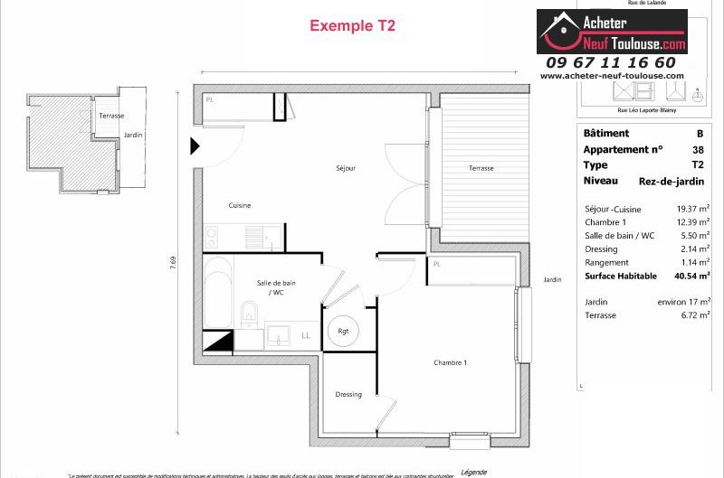 Appartements neufs à Toulouse Lalande - Programmes immobiliers neufs Sporting ORELIS /