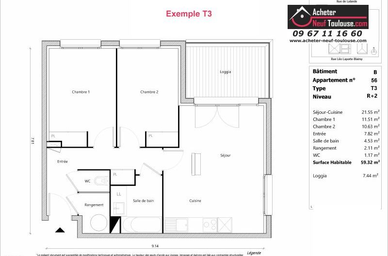 Appartements neufs à Toulouse Lalande - Programmes immobiliers neufs Sporting ORELIS /