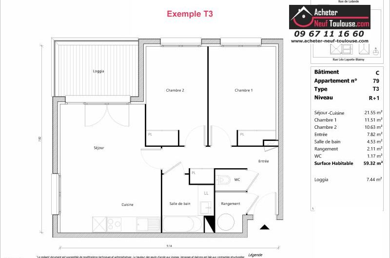 Appartements neufs à Toulouse Lalande - Programmes immobiliers neufs Sporting ORELIS /