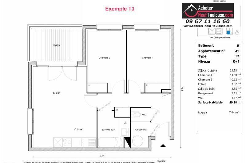 Appartements neufs à Toulouse Lalande - Programmes immobiliers neufs Sporting ORELIS /