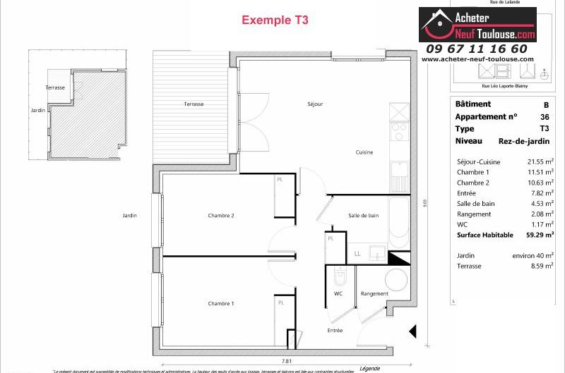 Appartements neufs à Toulouse Lalande - Programmes immobiliers neufs Sporting ORELIS /