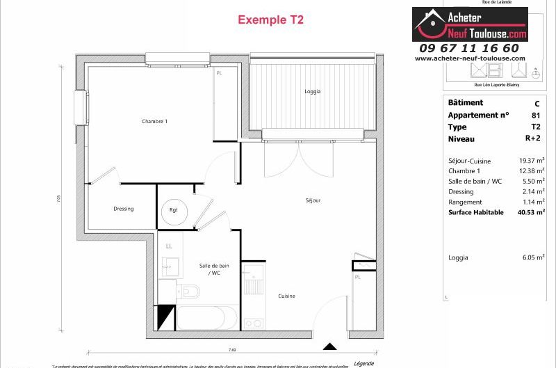 Appartements neufs à Toulouse Lalande - Programmes immobiliers neufs Sporting ORELIS /