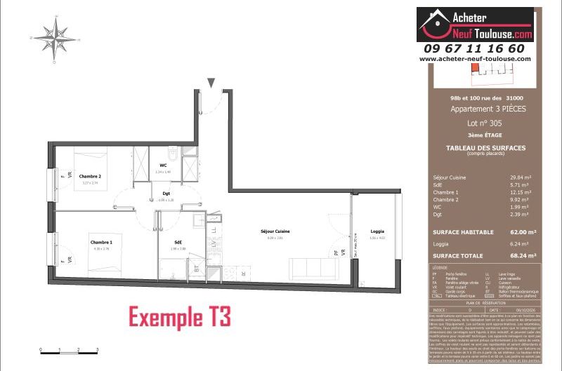 Appartements neufs à Toulouse Saint Cyprien - Programmes immobiliers neufs LNC Nouveaux constructeurs Aiga Viva