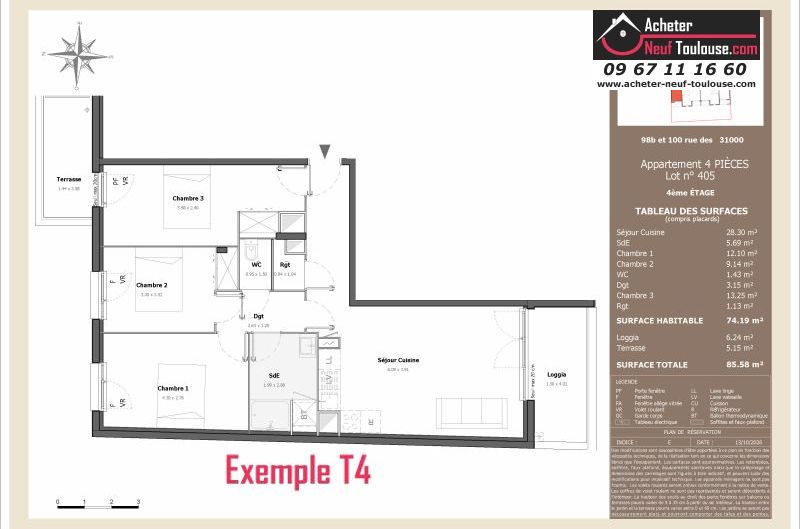 Appartements neufs à Toulouse Saint Cyprien - Programmes immobiliers neufs LNC Nouveaux constructeurs Aiga Viva