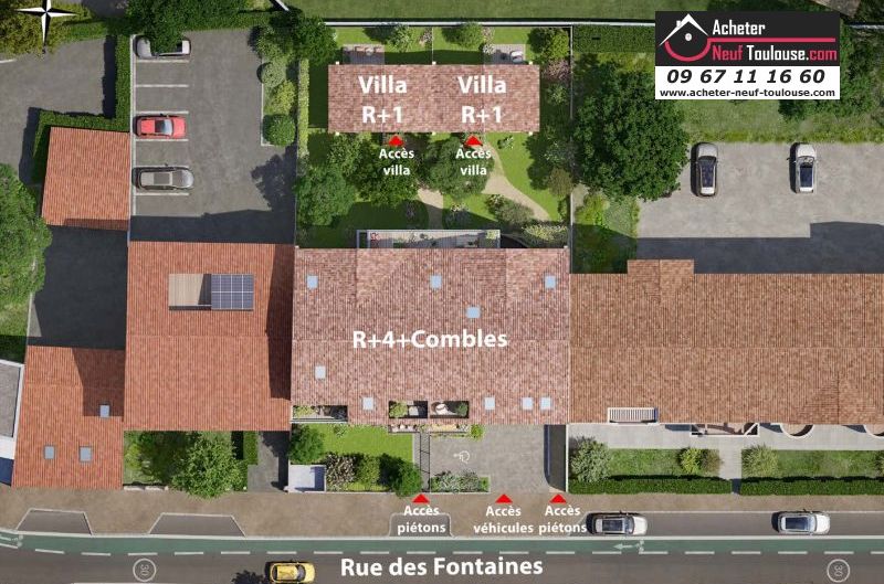 Appartements neufs à Toulouse Saint Cyprien - Programmes immobiliers neufs LNC Nouveaux constructeurs Aiga Viva