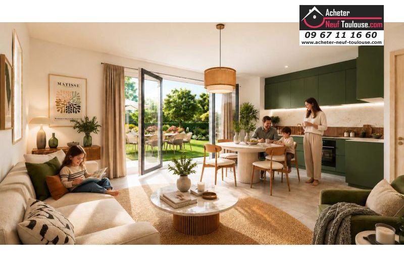 Appartements neufs à Toulouse Saint Cyprien - Programmes immobiliers neufs LNC Nouveaux constructeurs Aiga Viva
