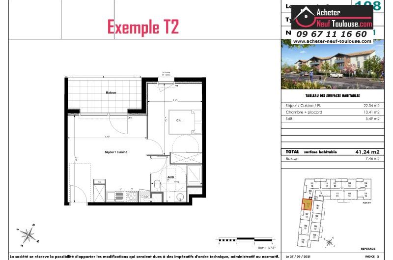 Appartements neufs à Fenouillet - Programmes immobiliers neufs Eclisse Bocage