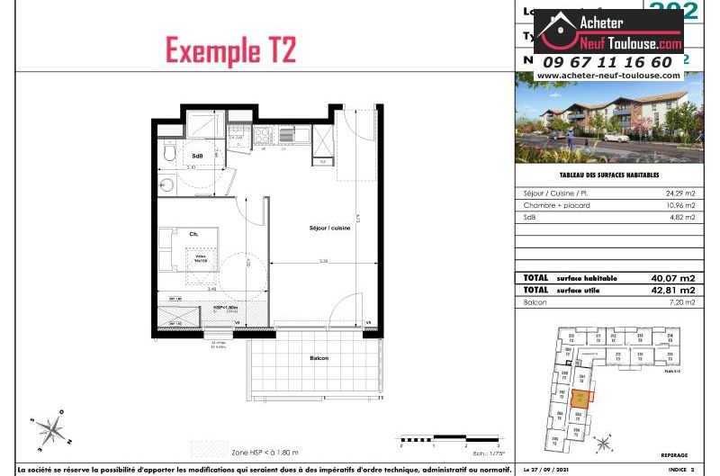 Appartements neufs à Fenouillet - Programmes immobiliers neufs Eclisse Bocage