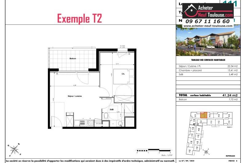 Appartements neufs à Fenouillet - Programmes immobiliers neufs Eclisse Bocage