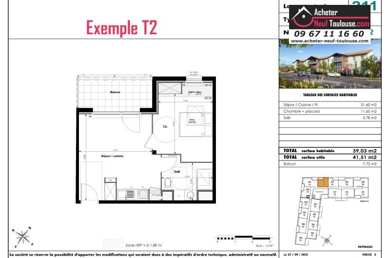 Appartements neufs à Fenouillet - Programmes immobiliers neufs Eclisse Bocage