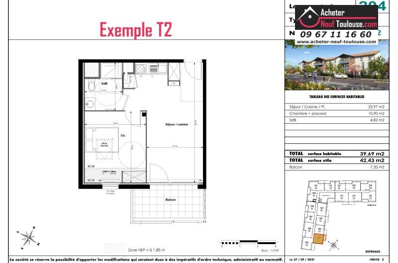 Appartements neufs à Fenouillet - Programmes immobiliers neufs Eclisse Bocage