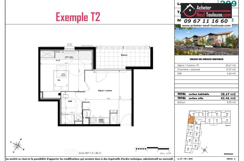 Appartements neufs à Fenouillet - Programmes immobiliers neufs Eclisse Bocage