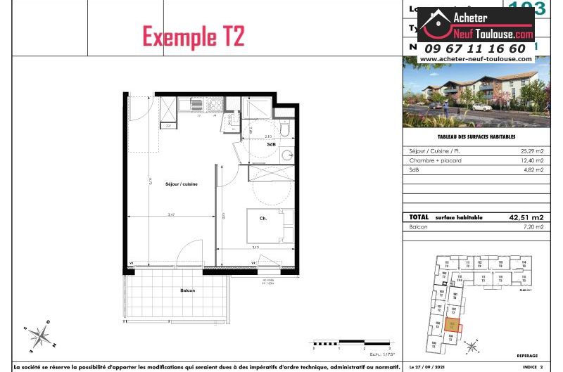 Appartements neufs à Fenouillet - Programmes immobiliers neufs Eclisse Bocage