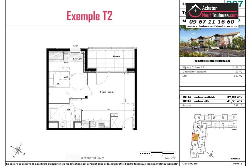 Appartements neufs à Fenouillet - Programmes immobiliers neufs Eclisse Bocage