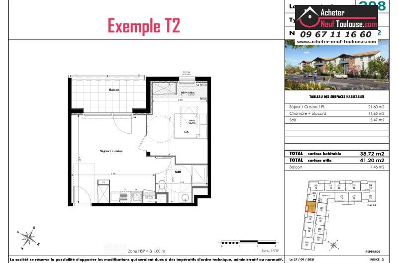 Appartements neufs à Fenouillet - Programmes immobiliers neufs Eclisse Bocage